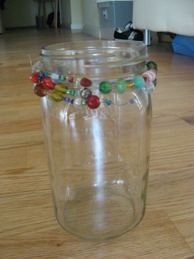 The beaded mason jar experiment